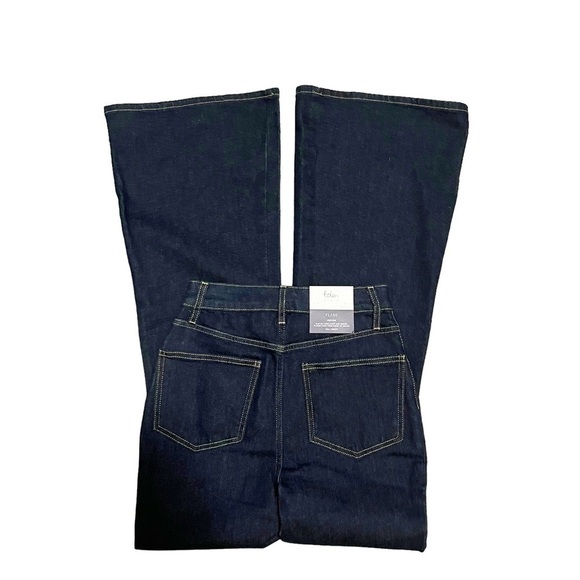 Boden Denim NWT Women’s High Rise Dark Wash Super Flare Jeans Size 2R - Picture 5 of 10